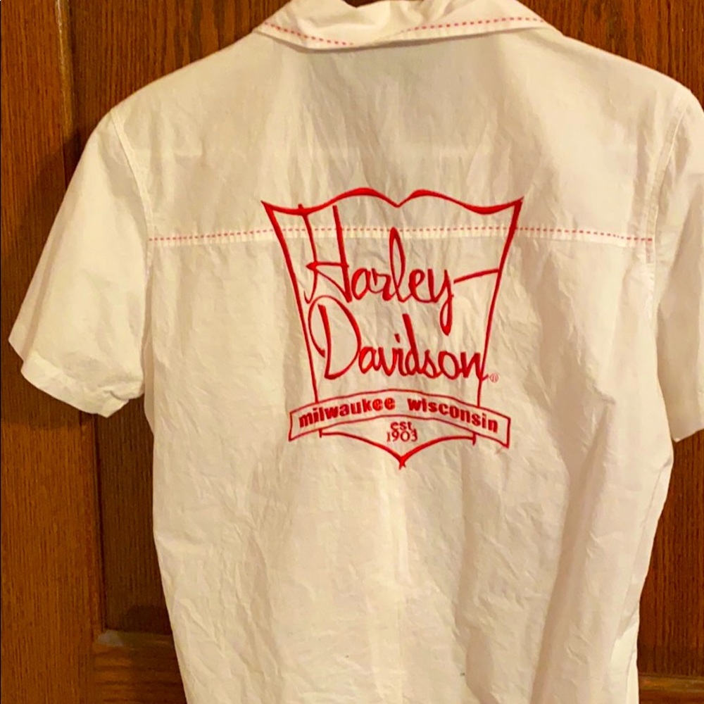 Harley Davidson Button Down